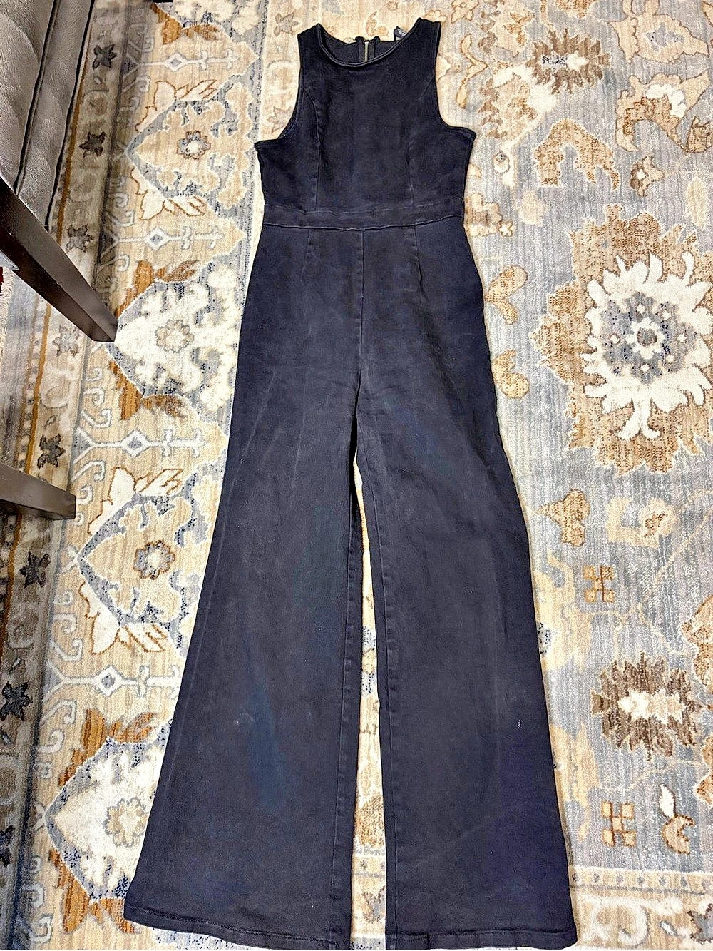 Denim by  Jealous Tomato Wide Leg Black Jumpsuit Size Large